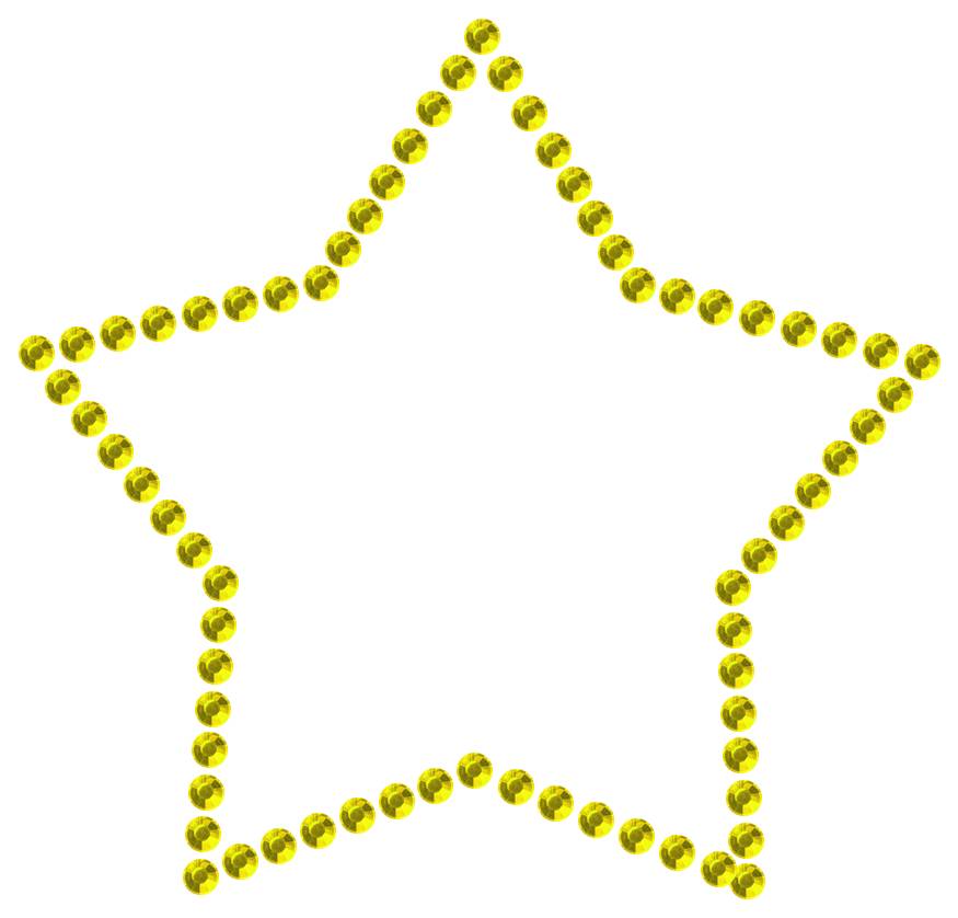 Трафарет Контур звезды — RHT_STAR1_SS10_CITRINE