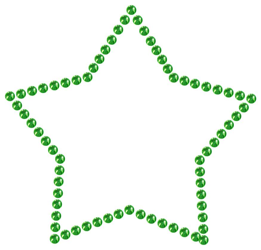 Трафарет Контур звезды — RHT_STAR1_SS10_LT_PERIDOT