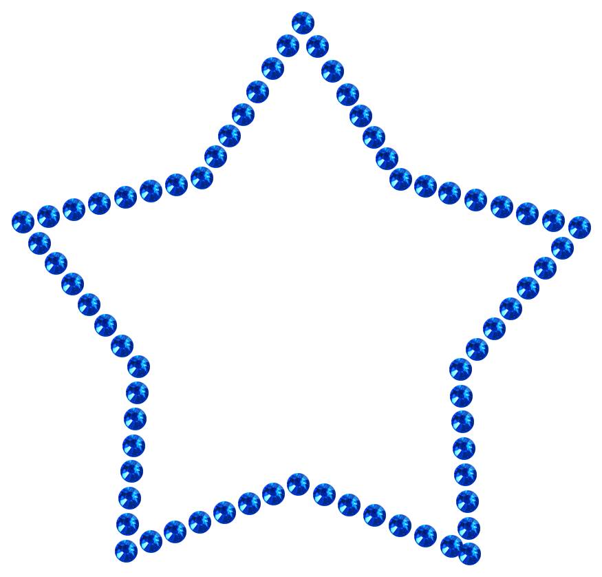 Трафарет Контур звезды — RHT_STAR1_SS10_SAPPHIRE