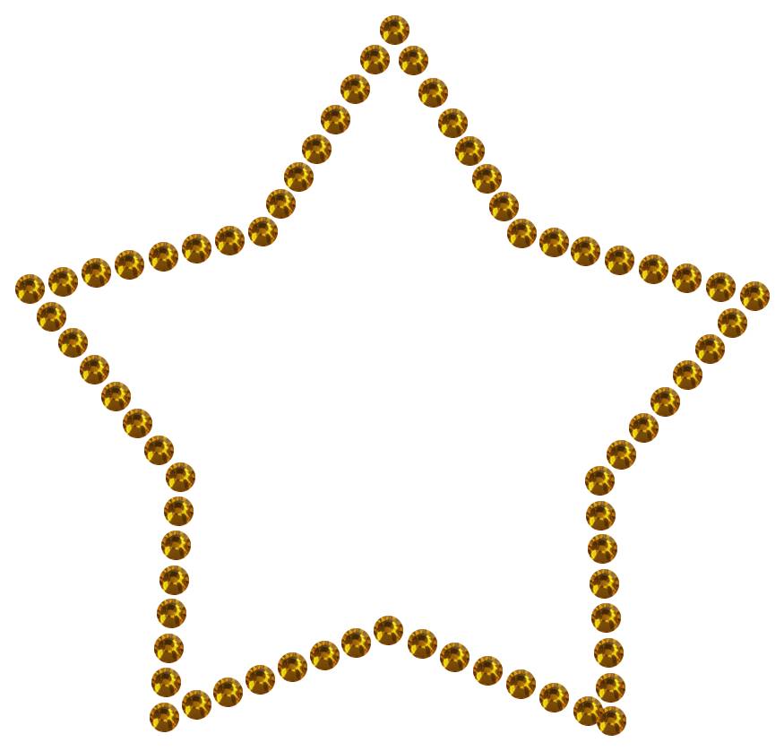 Трафарет Контур звезды — RHT_STAR1_SS10_TOPAZ