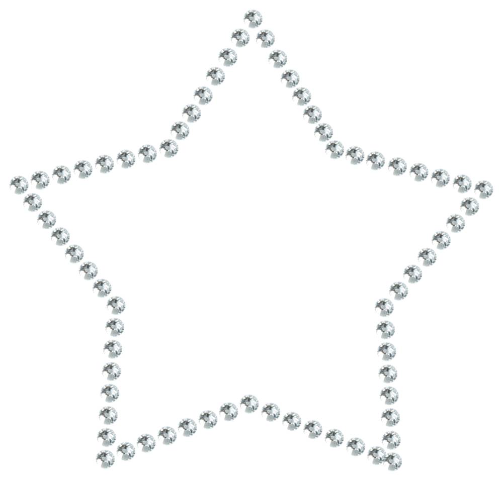 Трафарет Контур звезды — RHT_STAR1_SS16_CRYSTAL_CLEAR
