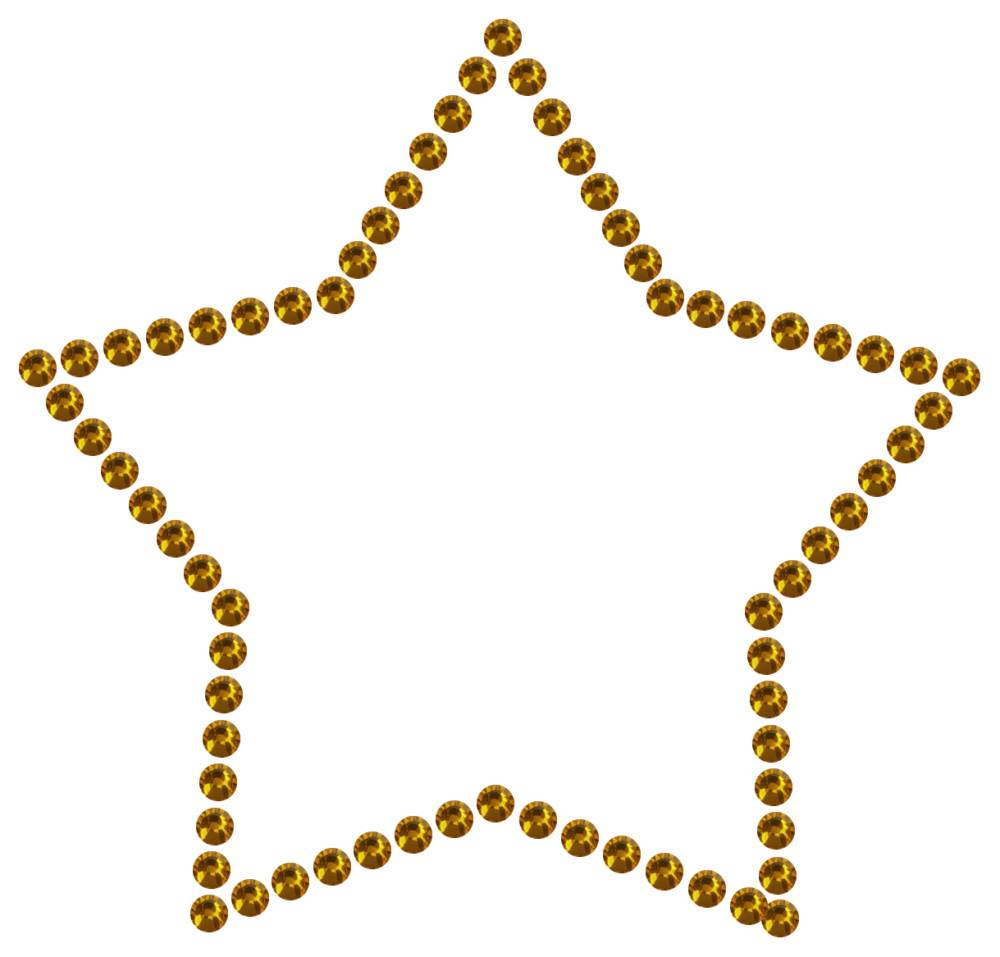 Трафарет Контур звезды — RHT_STAR1_SS16_TOPAZ
