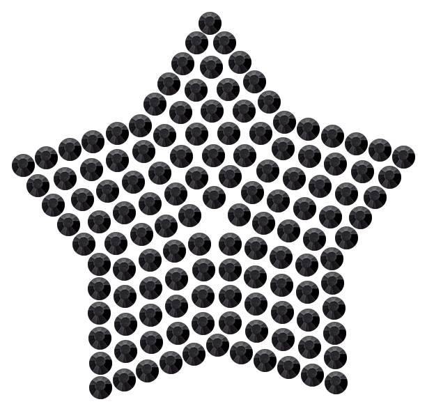 Трафарет Звезда компактная — RHT_STAR2_SS10_JET_BLACK