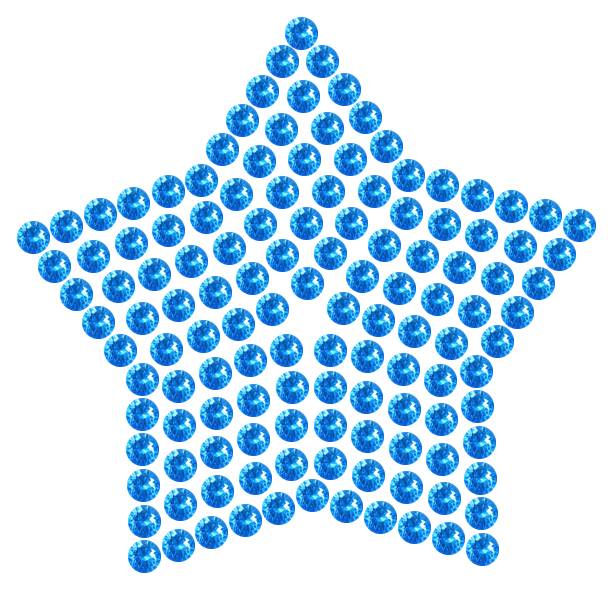 Трафарет Звезда компактная — RHT_STAR2_SS10_LT_SAPPHIRE