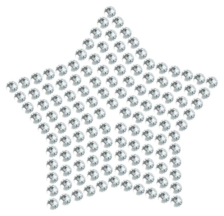 Трафарет Звезда компактная — RHT_STAR2_SS12_CRYSTAL_CLEAR