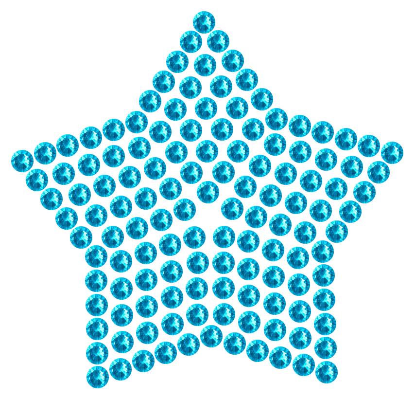 Трафарет Звезда компактная — RHT_STAR2_SS16_AQUAMARINE