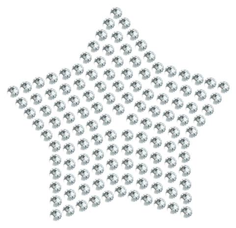 Трафарет Звезда компактная — RHT_STAR2_SS6_CRYSTAL_CLEAR