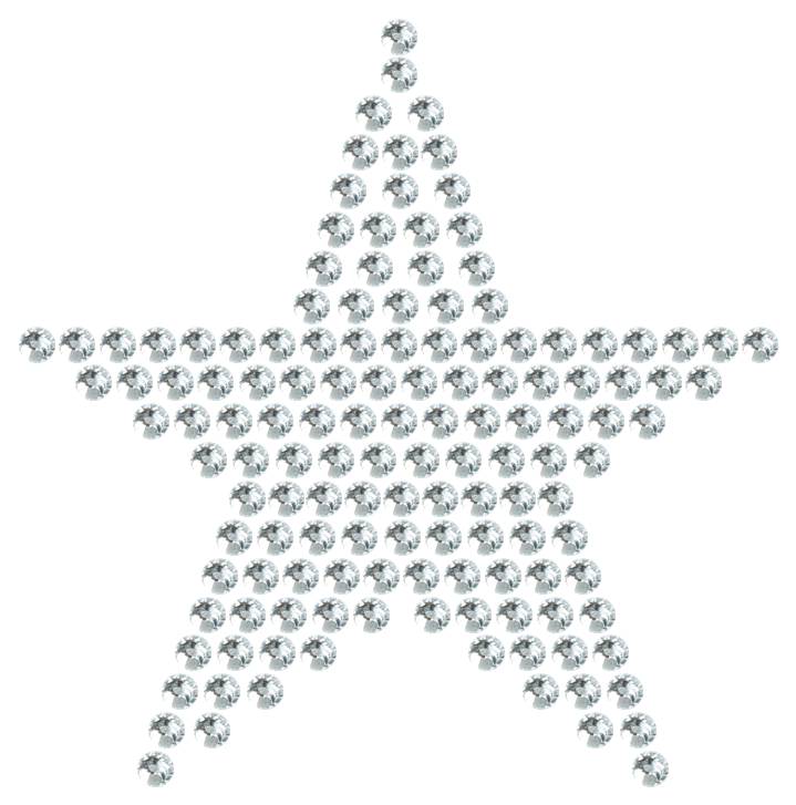 Трафарет Мини звезда классическая — RHT_STAR3_SS10_CRYSTAL_CLEAR