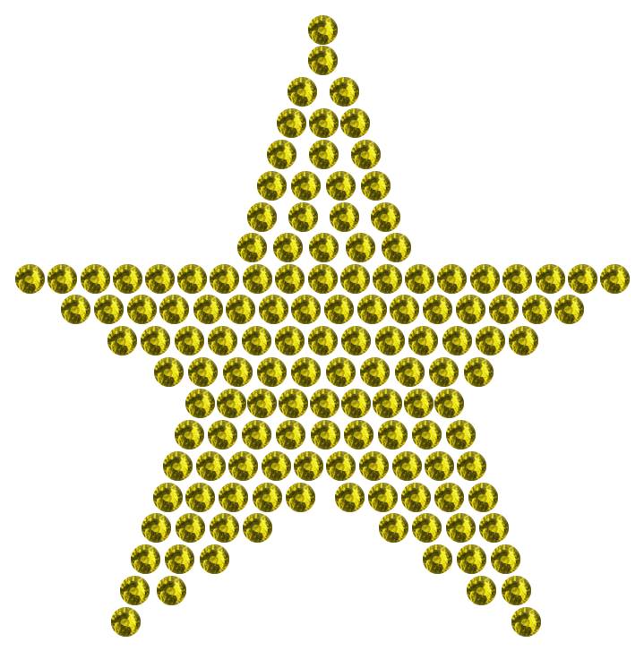 Трафарет Мини звезда классическая — RHT_STAR3_SS10_OLIVE