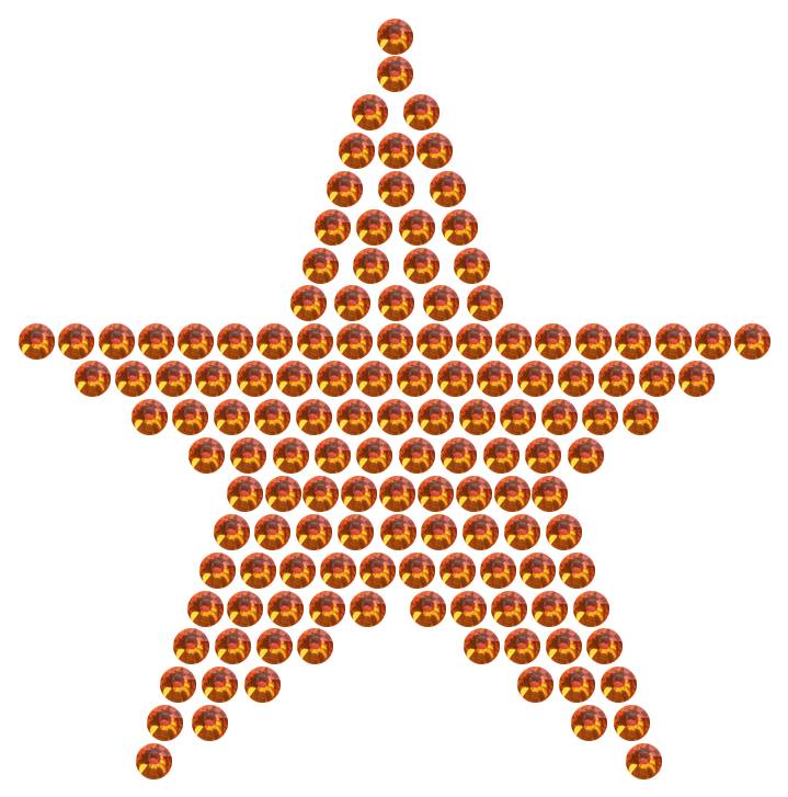 Трафарет Мини звезда классическая — RHT_STAR3_SS10_RED_VOLCANO