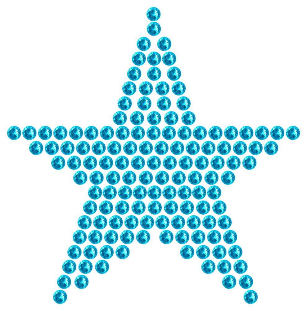 Трафарет Мини звезда классическая — RHT_STAR3_SS16_AQUAMARINE