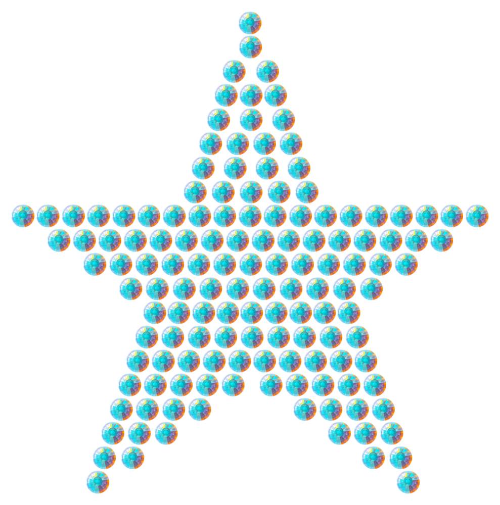 Трафарет Мини звезда классическая — RHT_STAR3_SS16_CRYSTAL_AB_DMC
