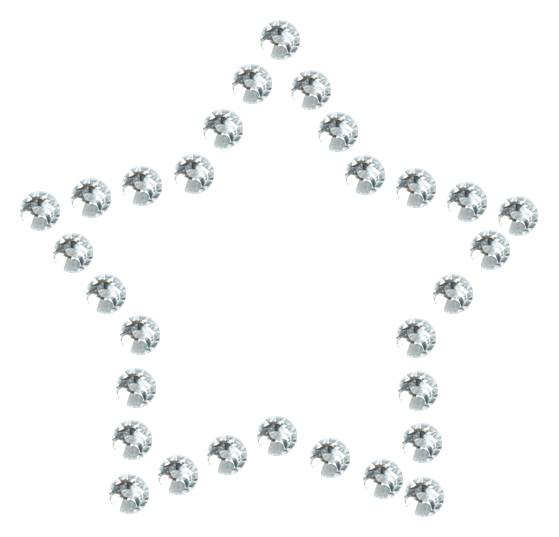 Трафарет Контур мини-звезды — RHT_STAR4_SS12_CRYSTAL_CLEAR