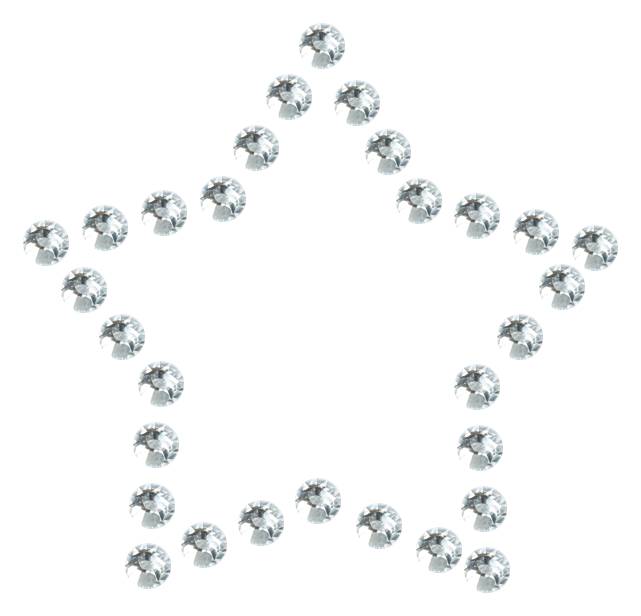 Трафарет Контур мини-звезды — RHT_STAR4_SS16_CRYSTAL_CLEAR