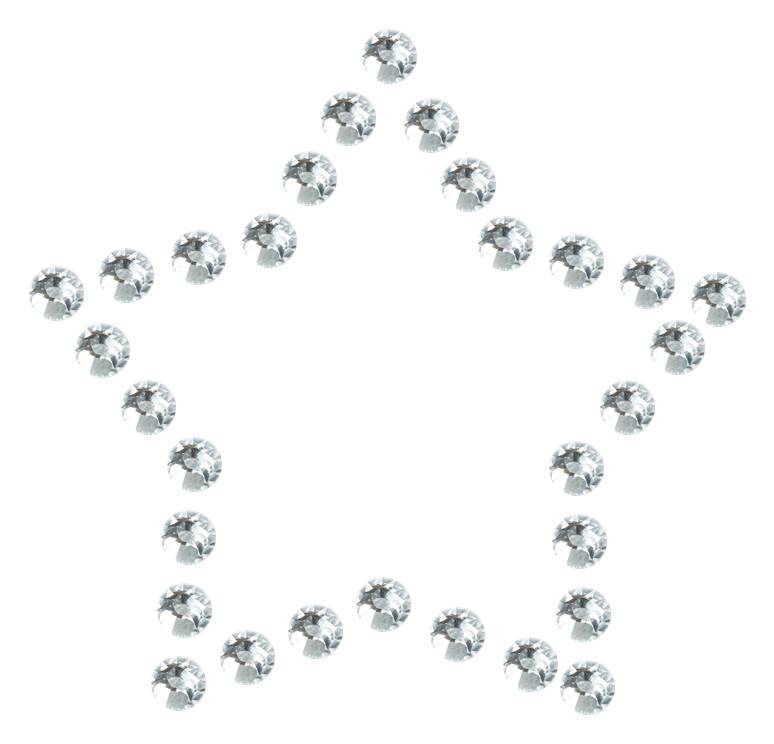Трафарет Контур мини-звезды — RHT_STAR4_SS20_CRYSTAL_CLEAR