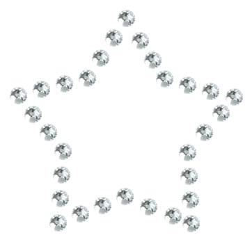 Трафарет Контур мини-звезды — RHT_STAR4_SS6_CRYSTAL_CLEAR
