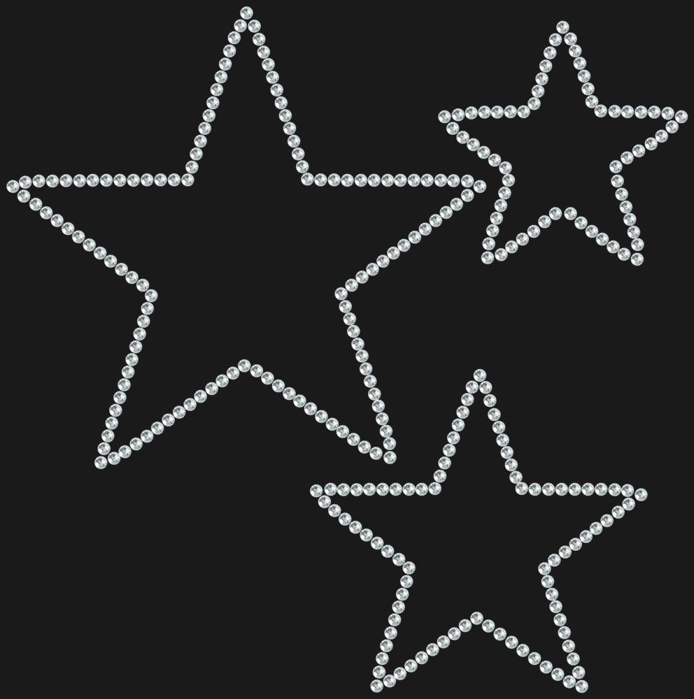 Трафарет Звезды — RHT_STARS1_SS10_CRYSTAL_CLEAR