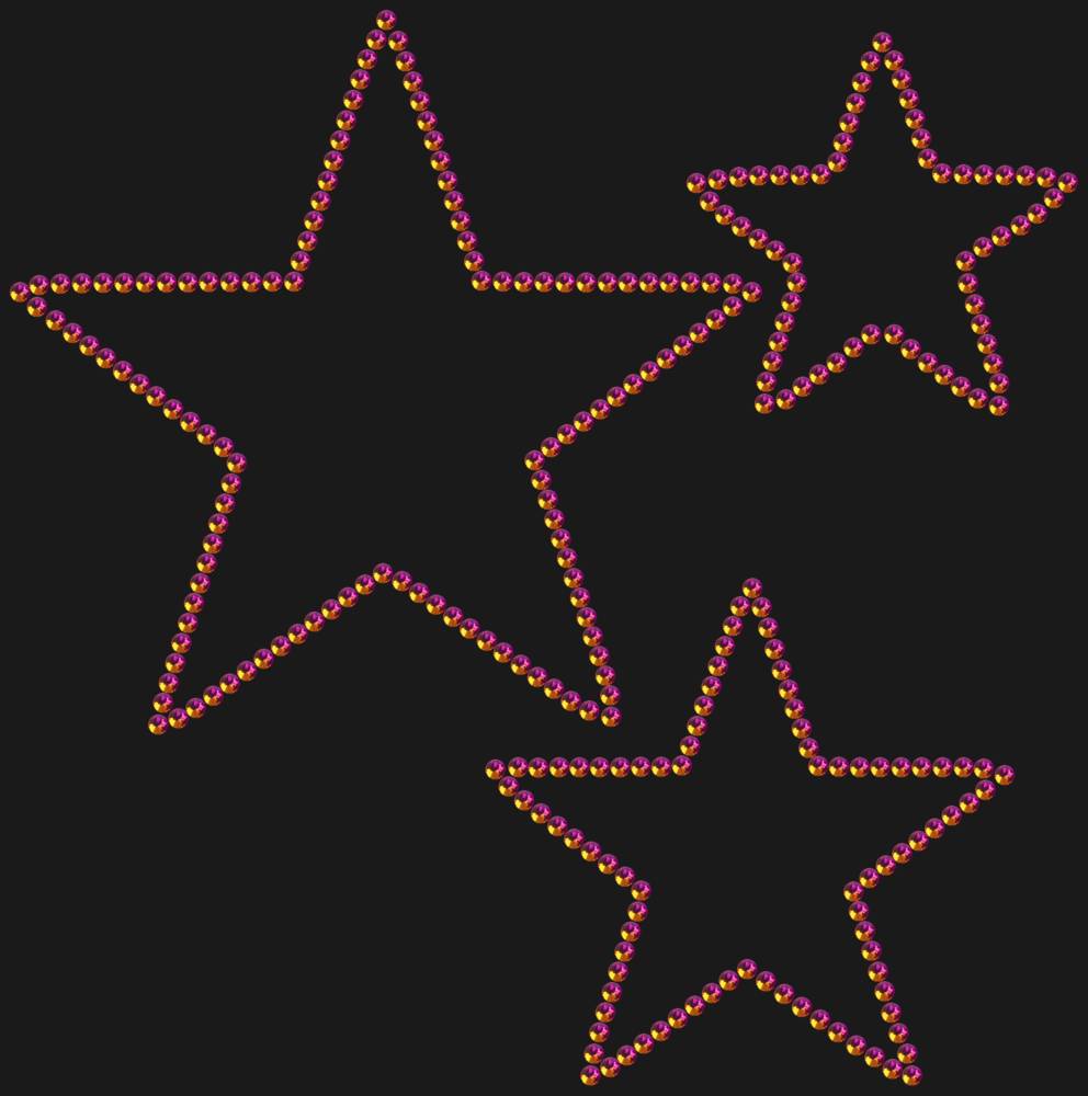 Трафарет Звезды — RHT_STARS1_SS16_RAINBOW