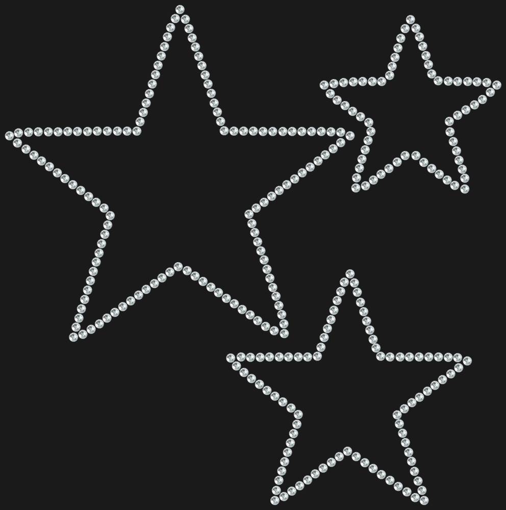 Трафарет Звезды — RHT_STARS1_SS6_CRYSTAL_CLEAR