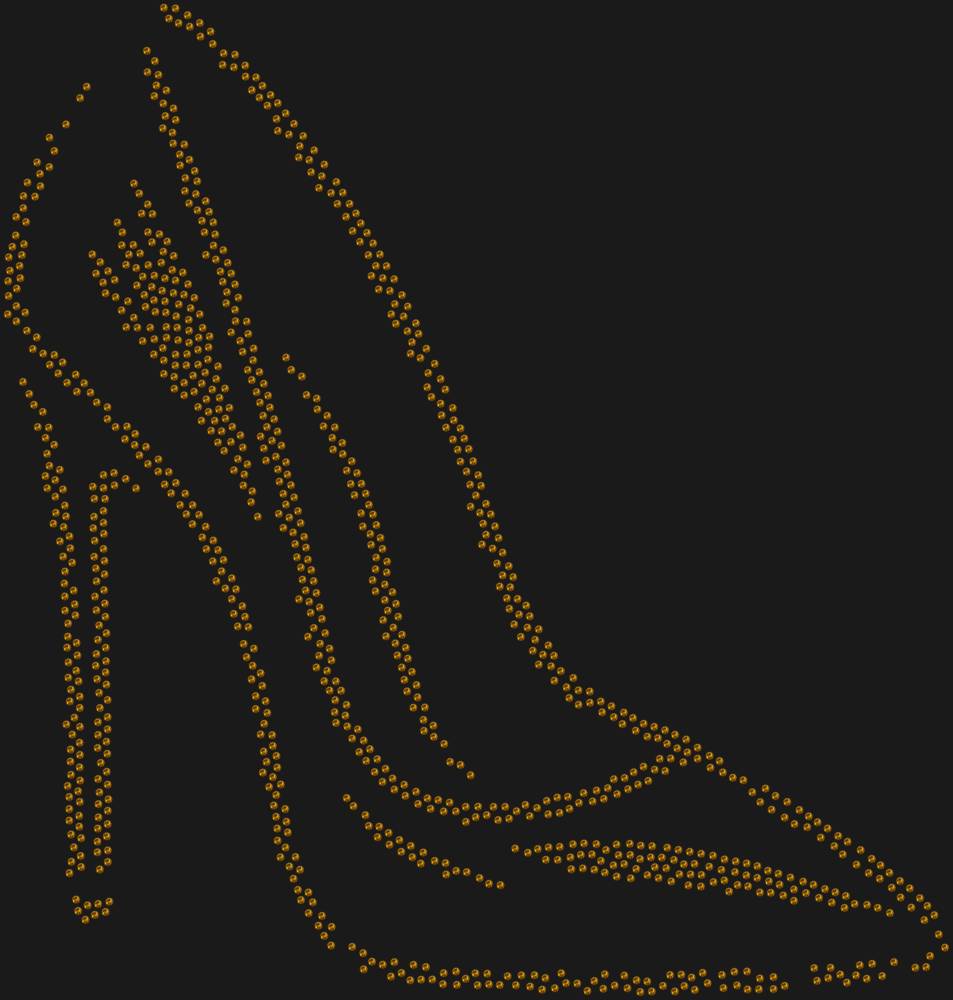Трафарет Туфелька на шпильке — RHT_STILETTO1_SS16_TOPAZ