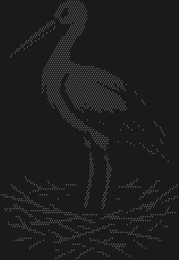 Трафарет Аист — RHT_STORK1_SS10_JET_BLACK