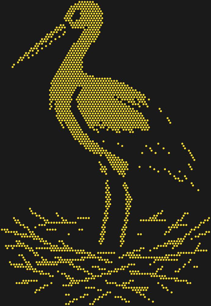 Трафарет Аист — RHT_STORK1_SS16_TOPAZ