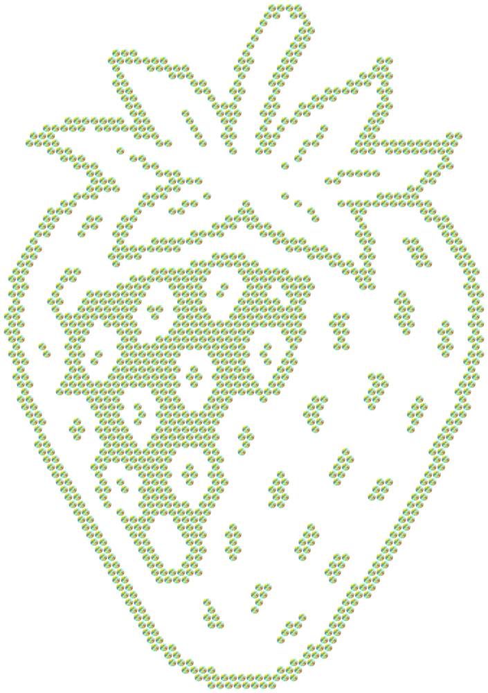 Трафарет Клубника — RHT_STRAWBERRY1_SS16_CRYSTAL_AB