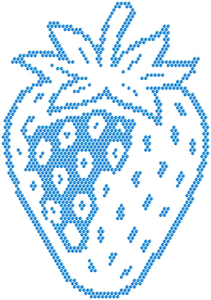 Трафарет Клубника — RHT_STRAWBERRY1_SS16_LT_SAPPHIRE