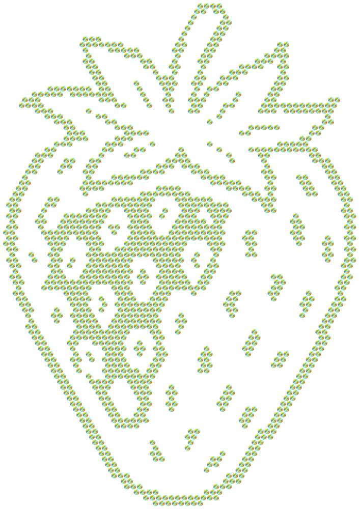 Трафарет Клубника — RHT_STRAWBERRY1_SS20_CRYSTAL_AB