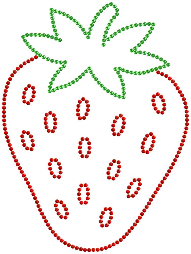 Трафарет Клубника двухцветная — RHT_STRAWBERRY2C_SS10_MAIN