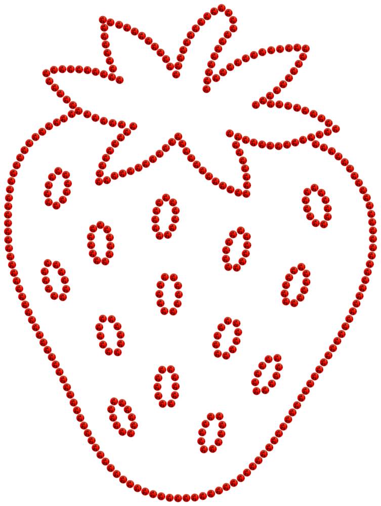 Трафарет Клубника — RHT_STRAWBERRY2_SS10_LT_SIAM