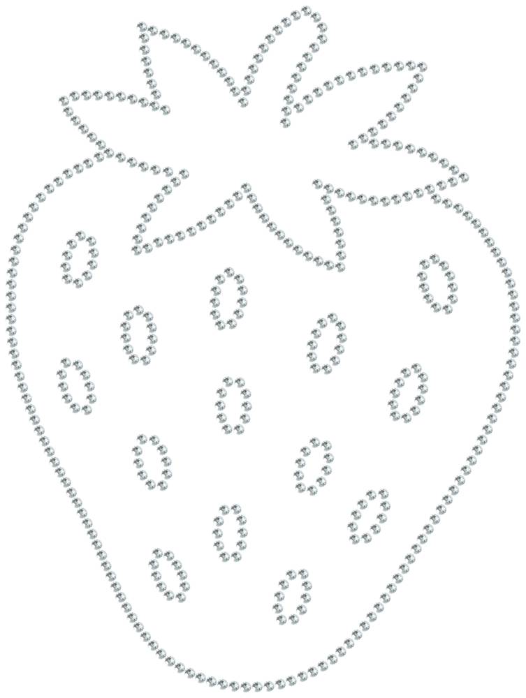 Трафарет Клубника — RHT_STRAWBERRY2_SS12_CRYSTAL_CLEAR
