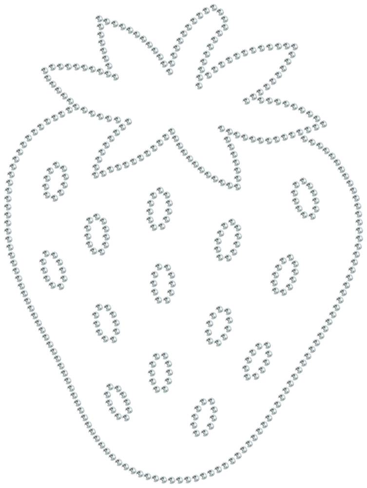 Трафарет Клубника — RHT_STRAWBERRY2_SS16_CRYSTAL_CLEAR