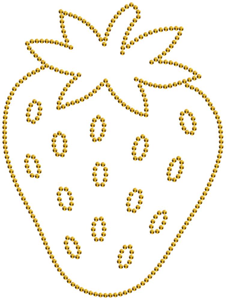 Трафарет Клубника — RHT_STRAWBERRY2_SS16_GOLD
