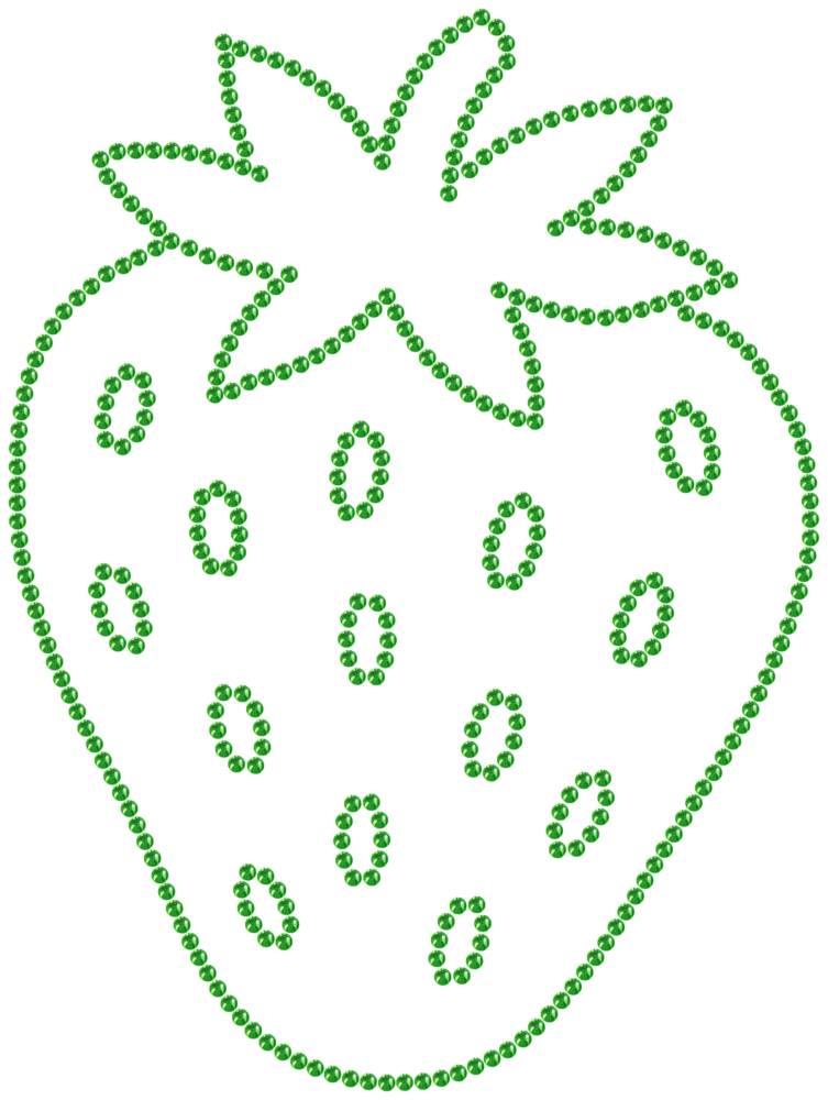 Трафарет Клубника — RHT_STRAWBERRY2_SS16_LT_PERIDOT