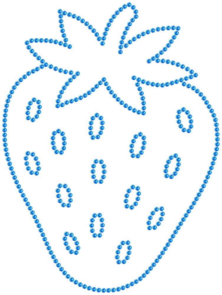 Трафарет Клубника — RHT_STRAWBERRY2_SS16_LT_SAPPHIRE