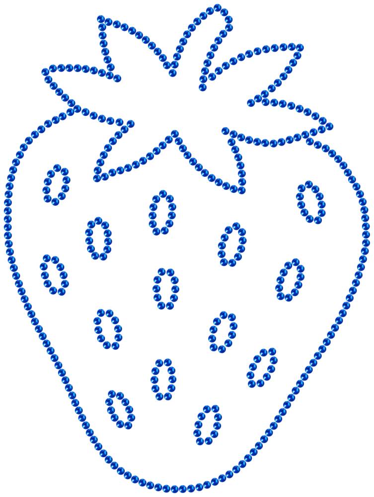 Трафарет Клубника — RHT_STRAWBERRY2_SS16_SAPPHIRE