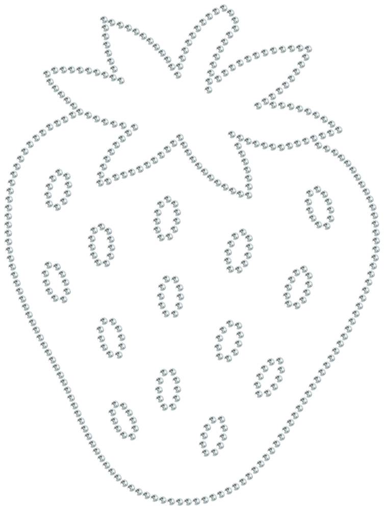 Трафарет Клубника — RHT_STRAWBERRY2_SS20_CRYSTAL_CLEAR