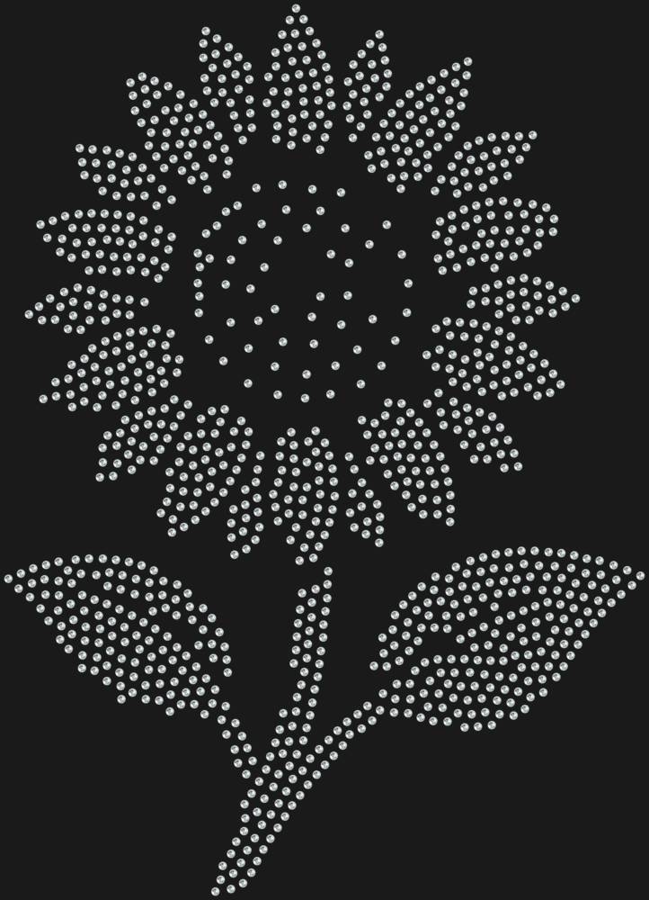 Трафарет Подсолнух — RHT_SUNFLOWER1_SS10_CRYSTAL_CLEAR
