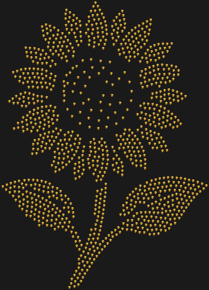 Трафарет Подсолнух — RHT_SUNFLOWER1_SS10_GOLD
