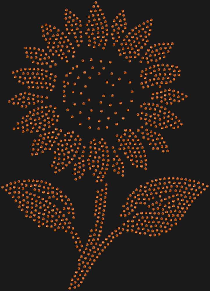 Трафарет Подсолнух — RHT_SUNFLOWER1_SS10_RED_VOLCANO