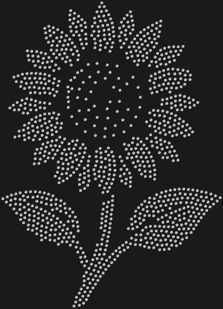 Трафарет Подсолнух — RHT_SUNFLOWER1_SS12_CRYSTAL_CLEAR