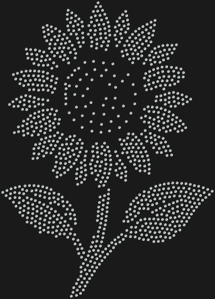 Трафарет Подсолнух — RHT_SUNFLOWER1_SS16_CRYSTAL_CLEAR