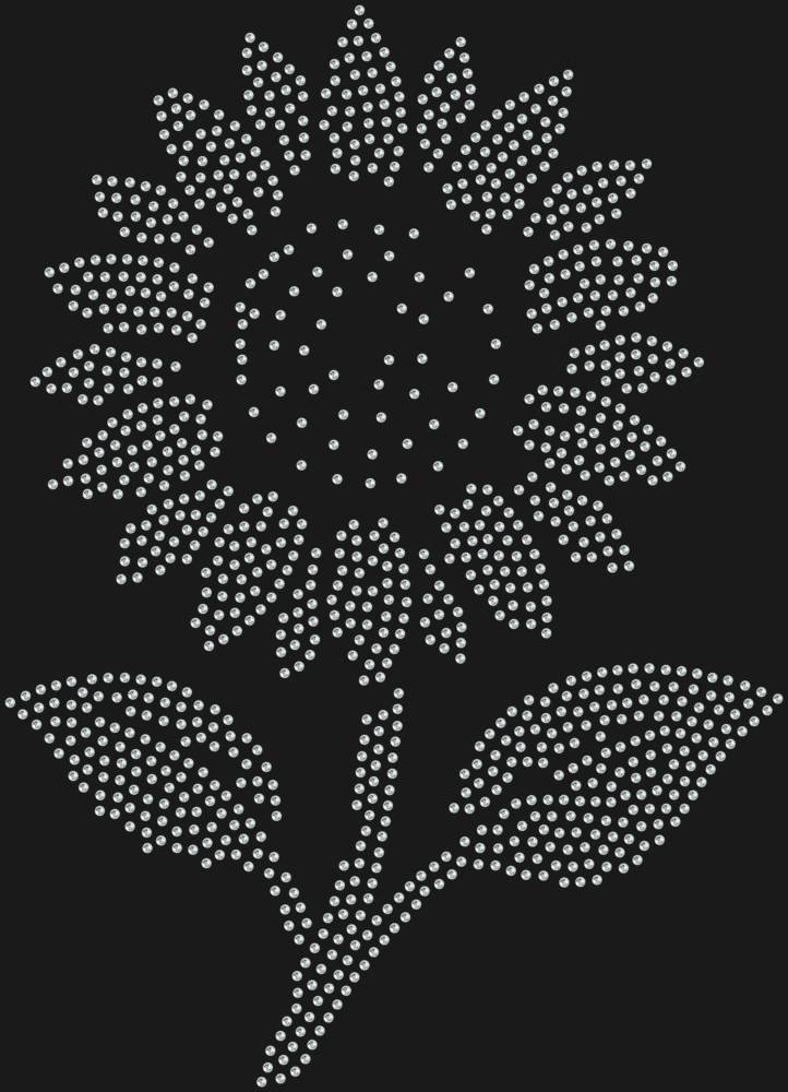 Трафарет Подсолнух — RHT_SUNFLOWER1_SS20_CRYSTAL_CLEAR