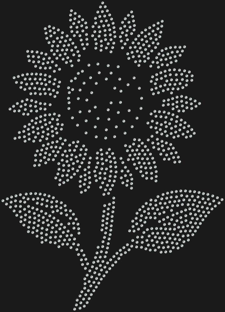 Трафарет Подсолнух — RHT_SUNFLOWER1_SS6_CRYSTAL_CLEAR