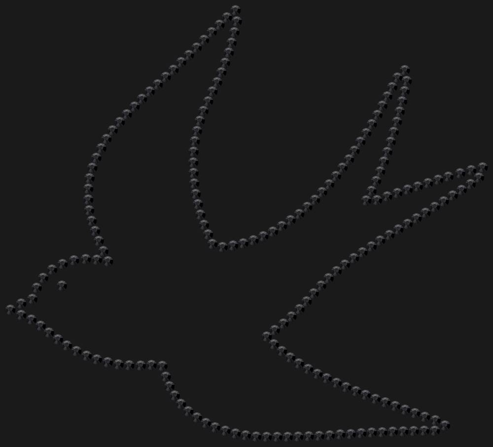 Трафарет Ласточка — RHT_SWALLOW1_SS10_JET_BLACK