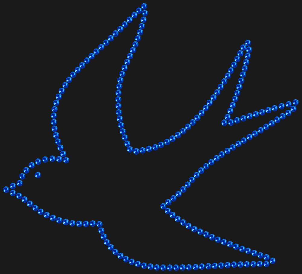 Трафарет Ласточка — RHT_SWALLOW1_SS16_SAPPHIRE