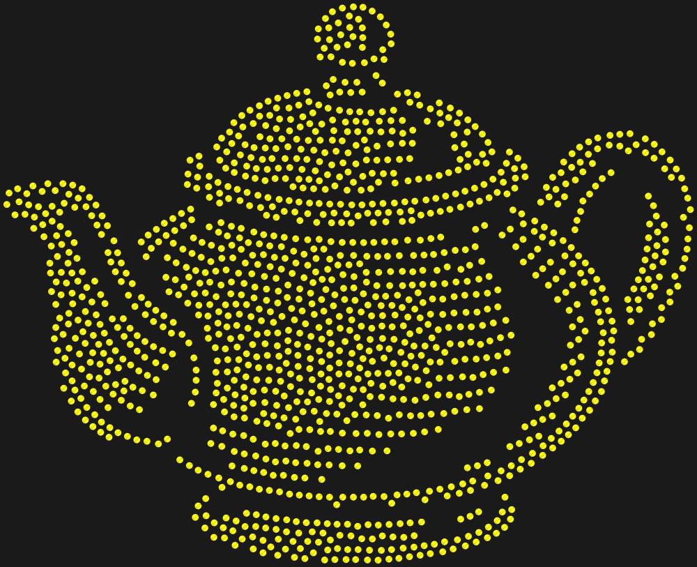 Трафарет Заварочный чайник — RHT_TEAPOT1_SS10_CITRINE