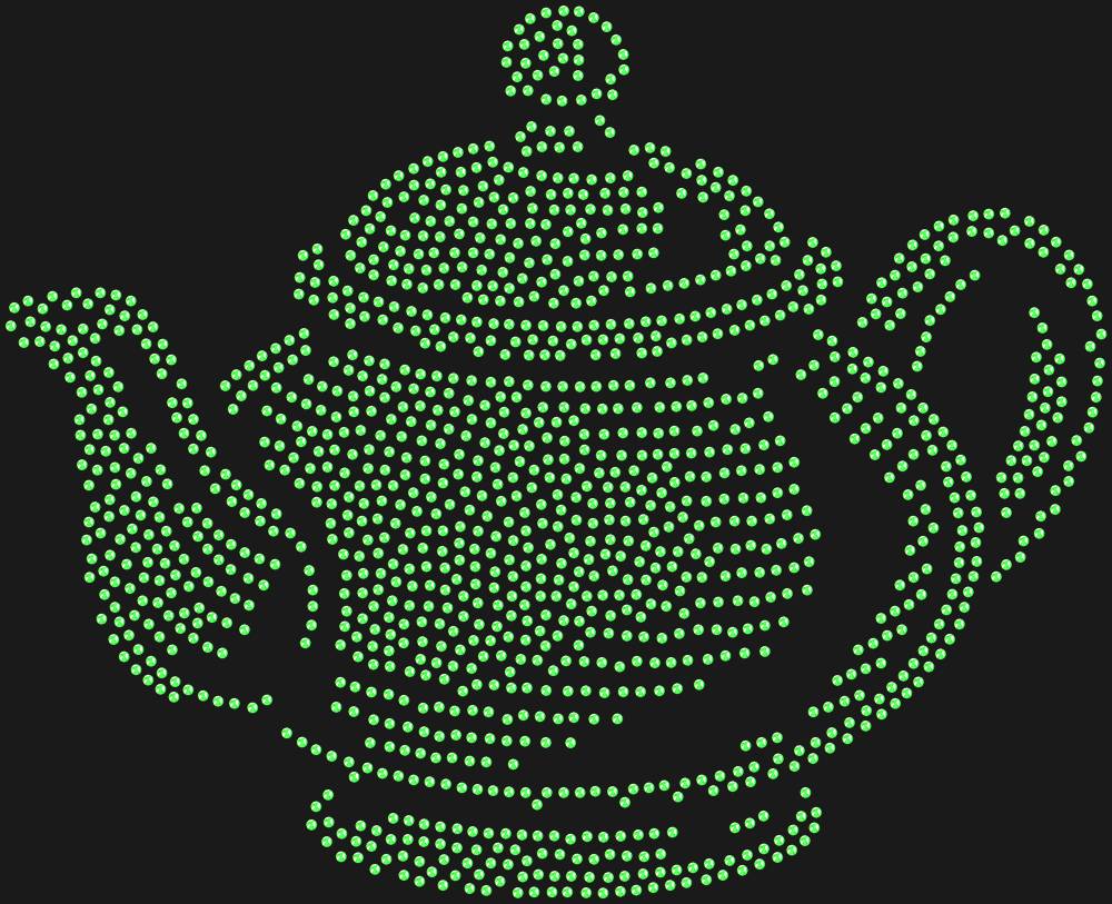 Трафарет Заварочный чайник — RHT_TEAPOT1_SS10_LT_PERIDOT