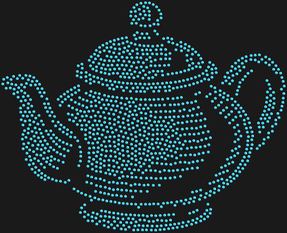 Трафарет Заварочный чайник — RHT_TEAPOT1_SS10_LT_SAPPHIRE